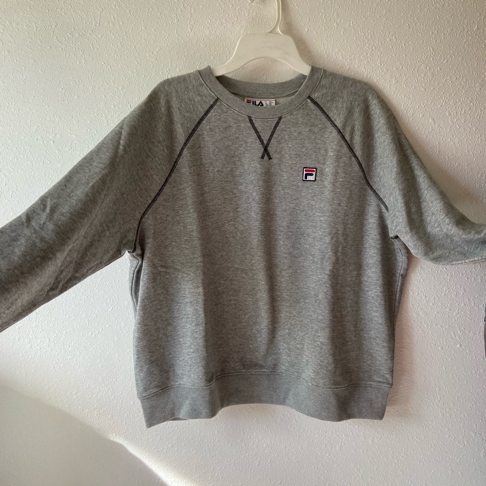 New! Never been worn. FILA XXL grey sweatshirt crew neck